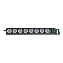 Brennenstuhl 1153380118 2.5 m power strip 8 x sockets Black, Gray
