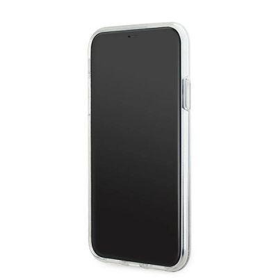 5. Karl Lagerfeld Liquid Glitter Choupette Head MagSafe Case for iPhone 11 / Xr - Transparent