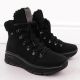 17. Waterproof insulated women's hiking boots in black Rieker 48034-00
