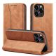 2. Magnet Fancy Case Case for iPhone 13 Pro Max Pouch Card Wallet Card Holder Brown