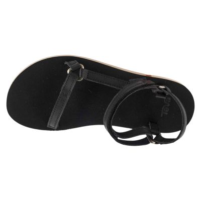 3. Teva W Original Universal Slim Leather Sandals 1151031-BLTN Black 36