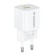 2. Wozinsky WWCEAC GaN USB-A USB-C 33W Wall Charger - White