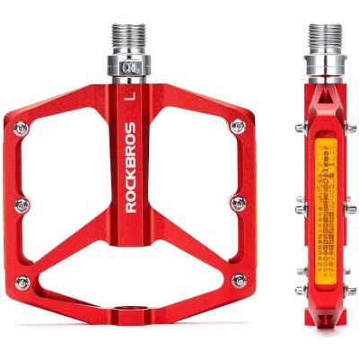 Rockbros bicycle pedals 37210003003 red