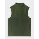4. Men's sherpa vest with stand-up collar 4F 4FRAW24TVESM172-43S