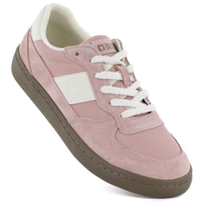 Women's pink leather sneakers Big Star TT274175