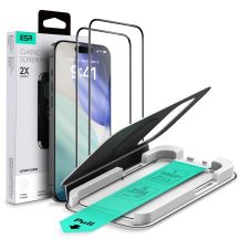 ESR UltraFit Tempered Glass 2-pack for iPhone 17 Pro Max - transparent