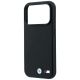 6. BMW M Tire Track Metal Logo MagSafe Case for iPhone 17 Pro Max / 18 Pro Max - Black