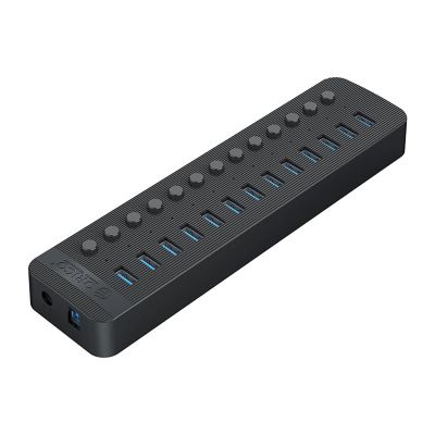 2. Orico CT2U3-13AB 13x USB-A 3.0 Hub with Switches - Black