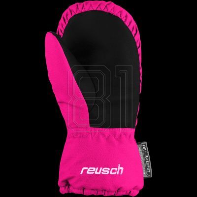 6. Reusch Olly R-TEX® XT Mitten Children's Ski Gloves Velcro Waterproof Insulated Pink (61/85/588/3350)