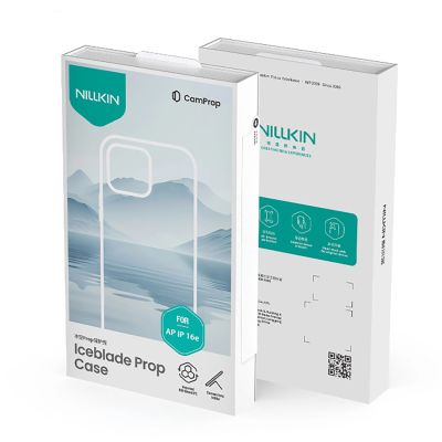 13. Nillkin Iceblade Prop Case with Lens Cover and Stand for iPhone 16e / 17e - Green
