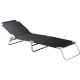 9. FOLDABLE CAMPING BED BLACK