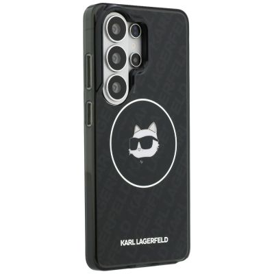 4. Karl Lagerfeld IML Repeated Choupette MagSafe Case for Samsung Galaxy S26 Ultra - Black