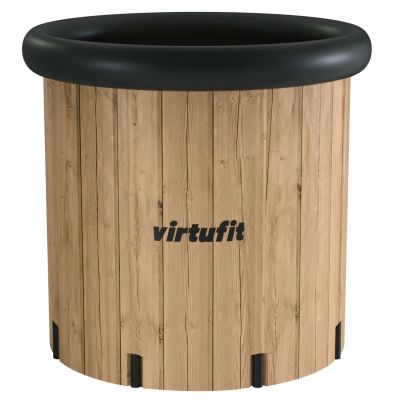 6. VIRTUFIT ICE BATH XXL - 375 LITERS - IMITATION WOOD - WITH ACCESSORIES
