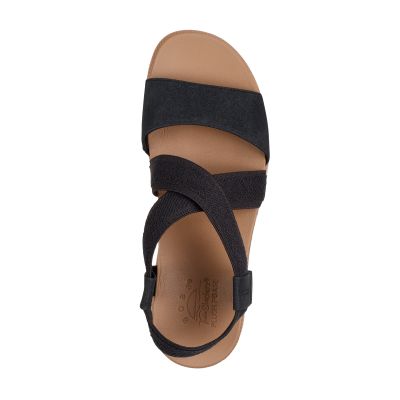 3. Skechers Women's Sandals DESERT KISS LOW 114705 BLK
