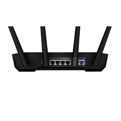 3. ASUS TUF Gaming AX3000 V2 Wireless Router Gigabit Ethernet Dual-band (2.4 GHz/5 GHz) Black, Orange