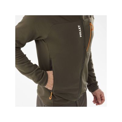 8. MILLET M Seneca Fleece Hoodie Jacket Green