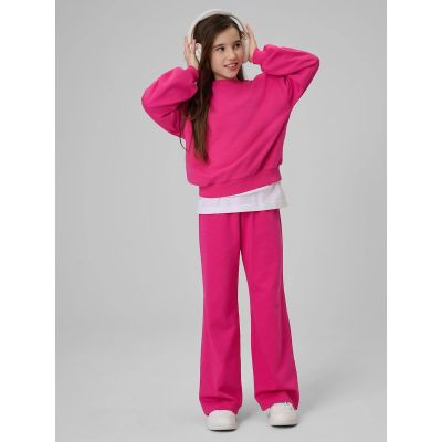 5. Girls' straight leg sweatpants 4F 4FJRSS26TTROF1796-54S