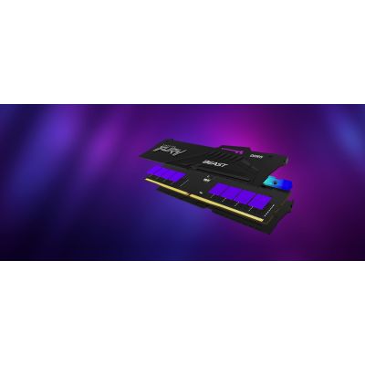 11. Kingston Technology FURY Beast RGB Memory Module 16GB 2 x 8GB DDR5 5600MT/s