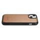 9. iCarer Leather Oil Wax case covered with natural leather for iPhone 14 brown (WMI14220717-TN)