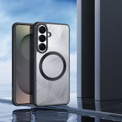 6. Dux Ducis Aimo Mag Case for Samsung S26 Compatible with MagSafe - Black