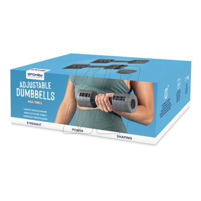 11. Adjustable dumbbells 2x 2.5 kg Spokey Multibell SPK-944195