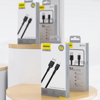 5. Dudao L9T 5A USB-A - USB-C Cable 1m - Black
