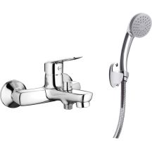 Bathtub tap with shower set