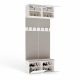 2. HAGA II 2W Hallway Wardrobe, White