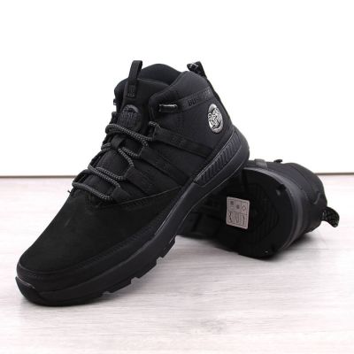 8. Bustagrip M MRM9A Black Leather Ankle Boots