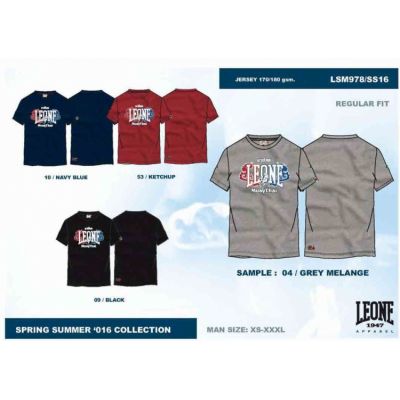 4. Men's T-shirt LEONE LSM978/S16 black "M"