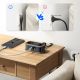 6. Orico AP3 65W GaN 6in1 Power Strip 2x AC + 2x USB-A + 2x USB-C - Black