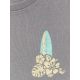 6. Loose T-shirt with print for girls 4F 4FJRSS26TTSHF3980-25S