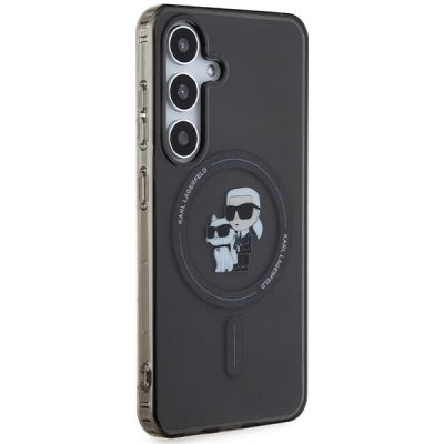4. Karl Lagerfeld IML Karl&Choupette MagSafe case for Samsung Galaxy S24 - black