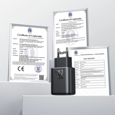 16. Joyroom JR-TCF13 network charger USB-C / USB-A 25W SFC / PPS / PD - black