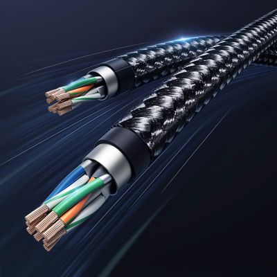 9. Ugreen NW153 Ethernet RJ45 Cat8 Cable Copper Core 1.5m - Black