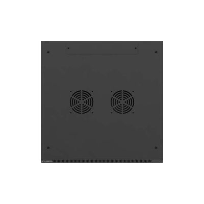 11. LANBERG WALL-MOUNTED RACK CABINET 19" 4U 600X600 BLACK METAL DOOR (FLAT PACK)