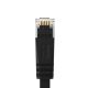 4. Orico PUG-C7B CAT7 10Gbps RJ45 Ethernet Network Cable Internet LAN Flat 15m - Black