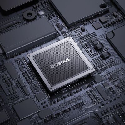 7. Baseus Stable Car Holder with 15W Inductive Charger, Gravity, and Suction Cup - Black