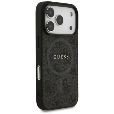 4. Guess 4G Ring Classic Logo MagSafe case for iPhone 17 Pro - black