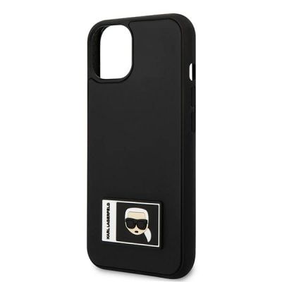 6. Karl Lagerfeld KLHCP13S3DKPK iPhone 13 mini 5,4 "black / black hardcase Ikonik Patch