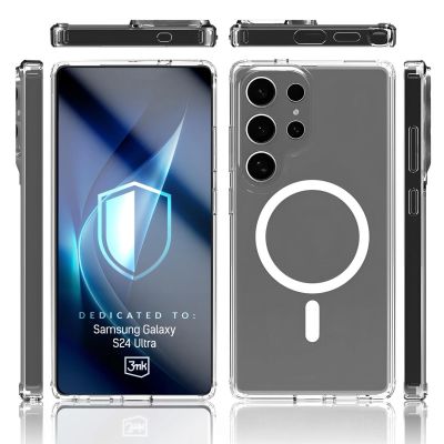 5. 3mk Armor MagCase for Samsung Galaxy S24 Ultra - Transparent