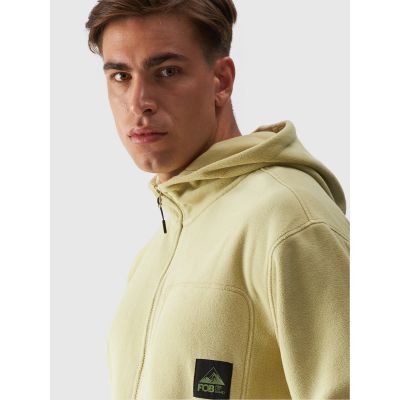 6. Men's oversize hooded fleece 4F 4FWAW24TFLEM252-44S