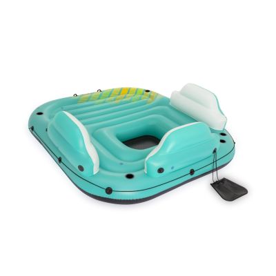 14. Bestway 43407 Pool and Beach Float Multicolor Monochrome PVC Floating Island