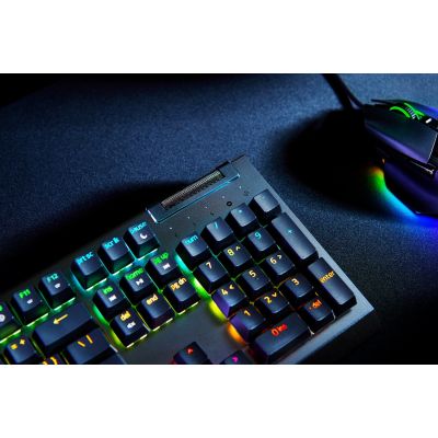 3. Razer BlackWidow V4 X. Tastatur Formfaktor: Volle Größe (100%), Geräteschnittstelle: USB, Tastatur-Switch: Mechanischer Switch. Type of Hintergrundbeleuchtung: RGB-LED. Empfohlene Nutzung: Gaming. Product paint: Schwarz