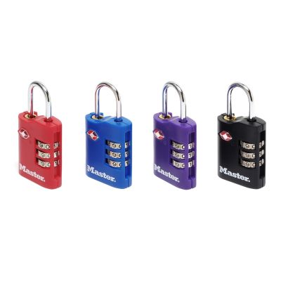 2. MASTER LOCK 4686EURT suitcase padlock Luggage combination lock Zinc Black, Blue, Purple, Red