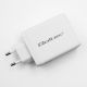 6. Qoltec 100W GaN Wall Charger | 5-20V | 1.5-5A | 2 x USB-C PD | 1 x USB QC 3.0 | White