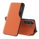 Eco Leather View Case elegant case with flap and stand function for Samsung Galaxy A36 - orange