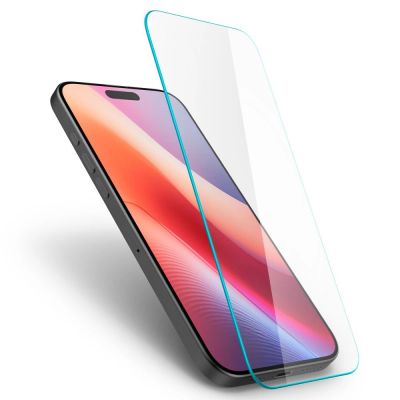 5. Spigen Glas.tR Slim tempered glass for iPhone 15/16