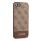 5. Guess 4G Stripe Collection case for iPhone 7 / 8 / SE 2020 / SE 2022 - brown