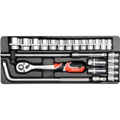 4. 1/2" wrench set 25 pieces